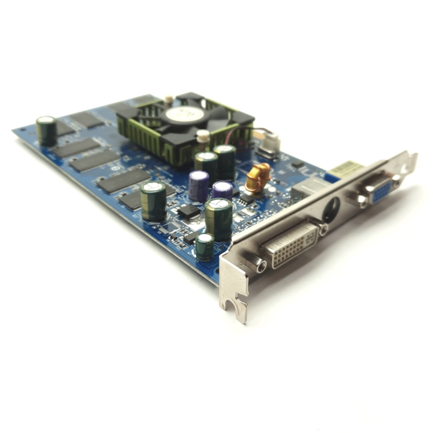 Used EVGA EA5700LT1-256D-CC851VA Graphics Card AGP nVidia GeForce FX5700LE 256MB DVI