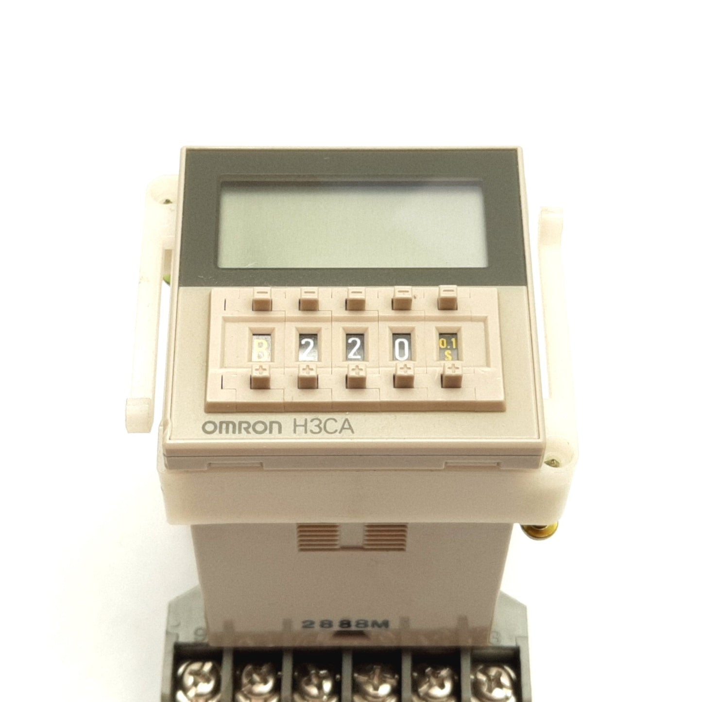 Used Omron H3CA-A Solid State Timer, 0.1s to 9990hr, With Dayton 6X156E Socket Base