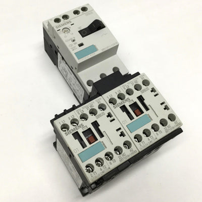 Used Siemens 3RV1011-1CA10 Sirius Motor Starter Reversing Contactor, 1.8-2.5A Breaker