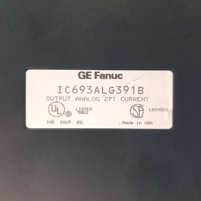 Used GE Fanuc IC693ALG391B Series 90-30 PLC Analog Current Output Module, 2x Point