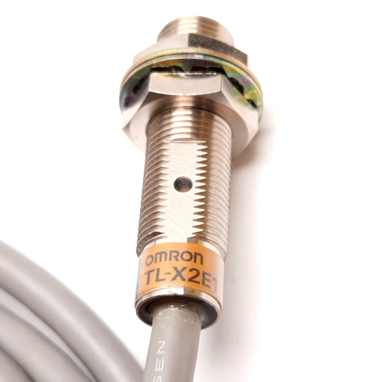 New Other Omron TL-X2E1 Inductive Proximity Sensor, Range: 2mm, 10-40VDC, M12 Barrel