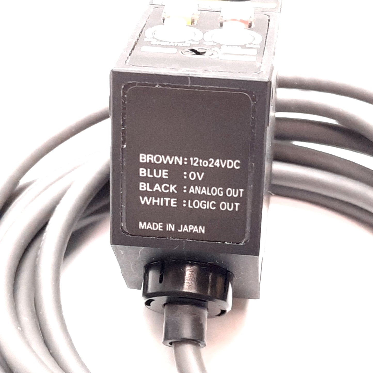 New Other Omron E3XA-CC4A Analog Fiber Optic Sensor, 12-24VDC, 4-20mA 1-5VDC NPN, 4-Wire