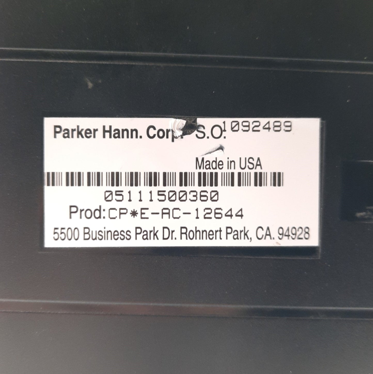 Used Parker CP*E-AC-12644 Compumotor Stepper Drive .2-3.5A 50,800PPR ñ5arcmin 120VAC