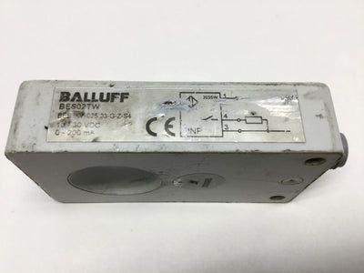 Used Balluff BES02TW Inductive Proximity Ring / Tube Sensor ?25mm, 10-30VDC, PNP-NO