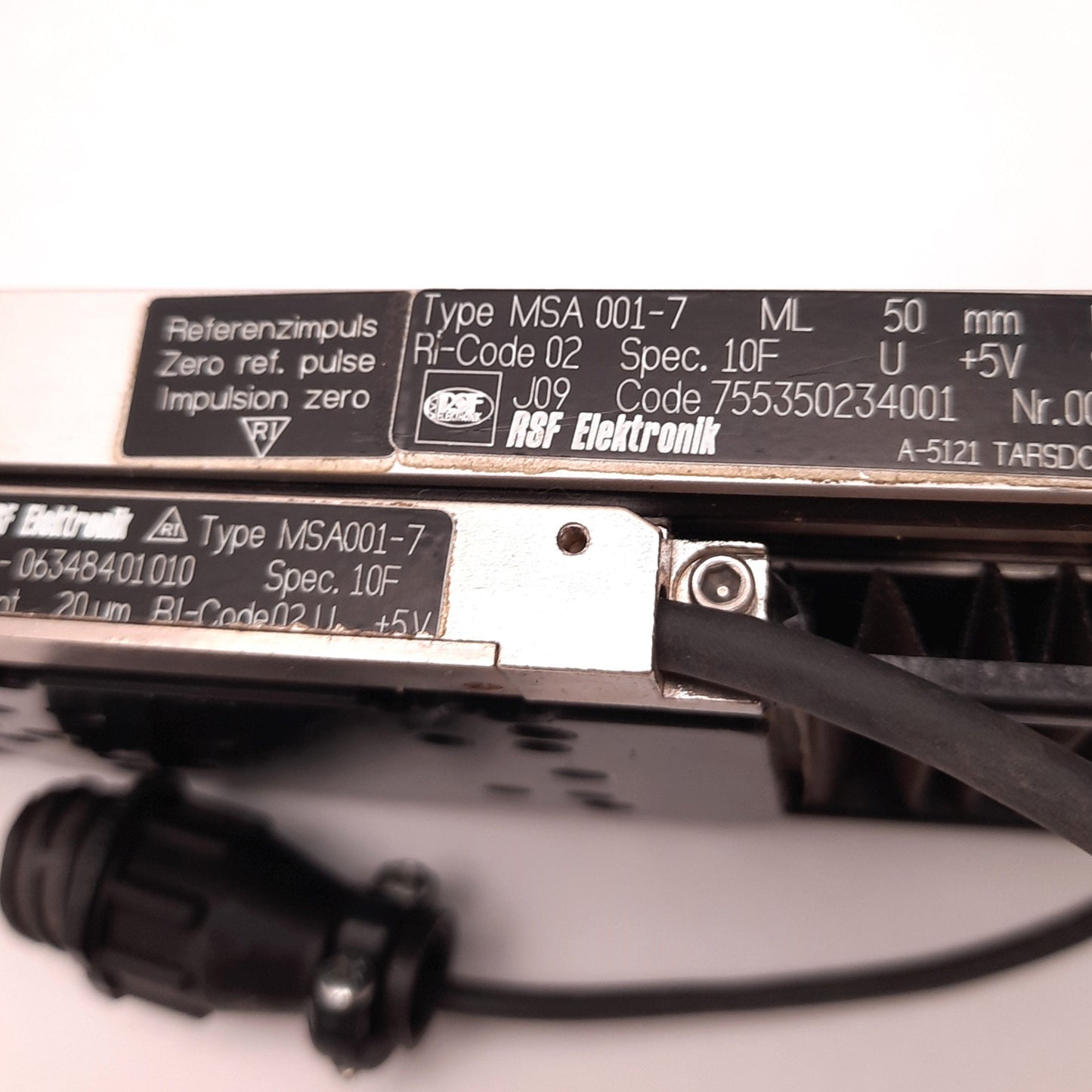 Used Reliant Systems 440000 Linear Actuator Lead: 2mm Travel: 55mm W/RSF Encoder