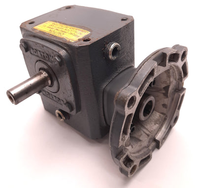 Used Boston Gear F710-10T-B4-H Speed Reducer,Single, 10:1, 0.37 HP, 123 In-Lbs, Quill