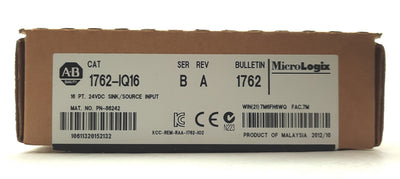 New Other Allen Bradley 1762-IQ16 Ser. B MicroLogix 1200 Digital Input Card 16-Point 24VDC