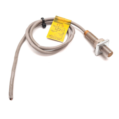 Used Omron TL-X1E1-G Proximity Sensor, Voltage: 10-40VDC, Load: 200mA, M8, 3-Wire