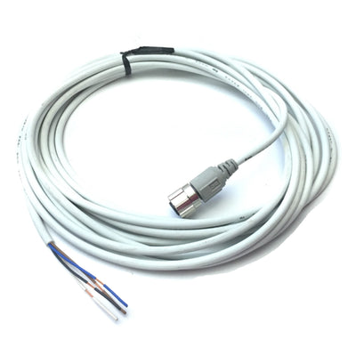 New Other SMC ZS-37-C Connector Cable for SY3000 Solenoid Valve, 4-Pin M12 to Flying Leads