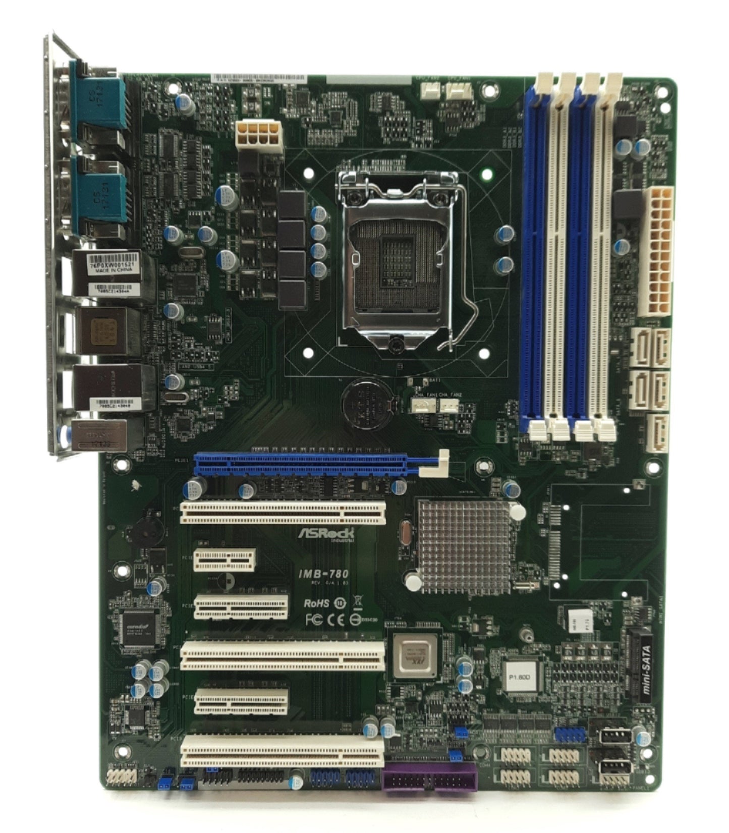 New Other ASRock IMB-780 Industrial Motherboard Socket 1150 3x PCI 2x RS-232/422/485 ATX