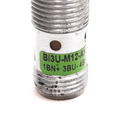 Used Turck Bi3U-M12-AN6X-H1141 Inductive Proximity Sensor, 3mm, 10-30VDC, NPN N/O