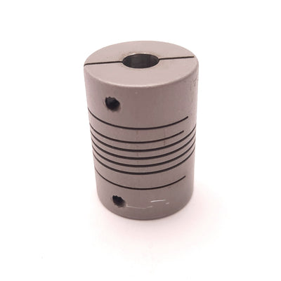 Used Helical WAC20-6mm-6mm Aluminum Flexible Coupler, 6mm Bore, 20mm OD, Clamp