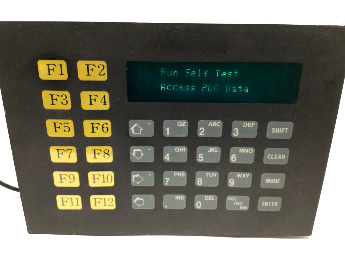 Used Horner Electric HE693OIU177D HMI Operator Interface Keypad 24VDC, 2x20 Display