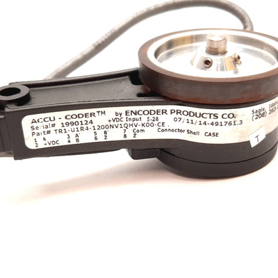 Used Encoder Products TR1-U1R4-1200NV1QHV-K00-CE Accu-Coder Tru-Trac Encoder