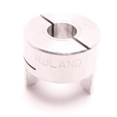 Used Ruland JC16-6-A Aluminum Jaw Coupling Half 3/8" Bore, 1" OD, 1.39" Length