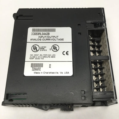 Used GE Fanuc IC693ALG442B Analog Combo I/O Module Current/Voltage, 4-Input, 2-Output