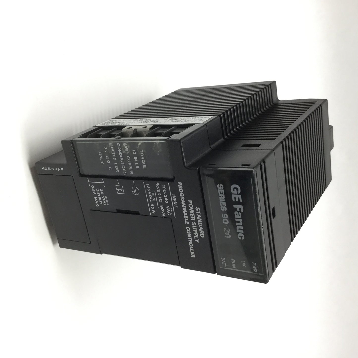 Used GE Fanuc IC693PWR321T Series 90-30 Power Supply Module, 100-240VAC IN, 24VDC OUT