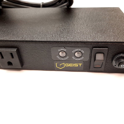 Used Geist SPX084-10 Power Strip, 8-Outlets, 125VAC 12A, Surge Suppressed, Rack Mount