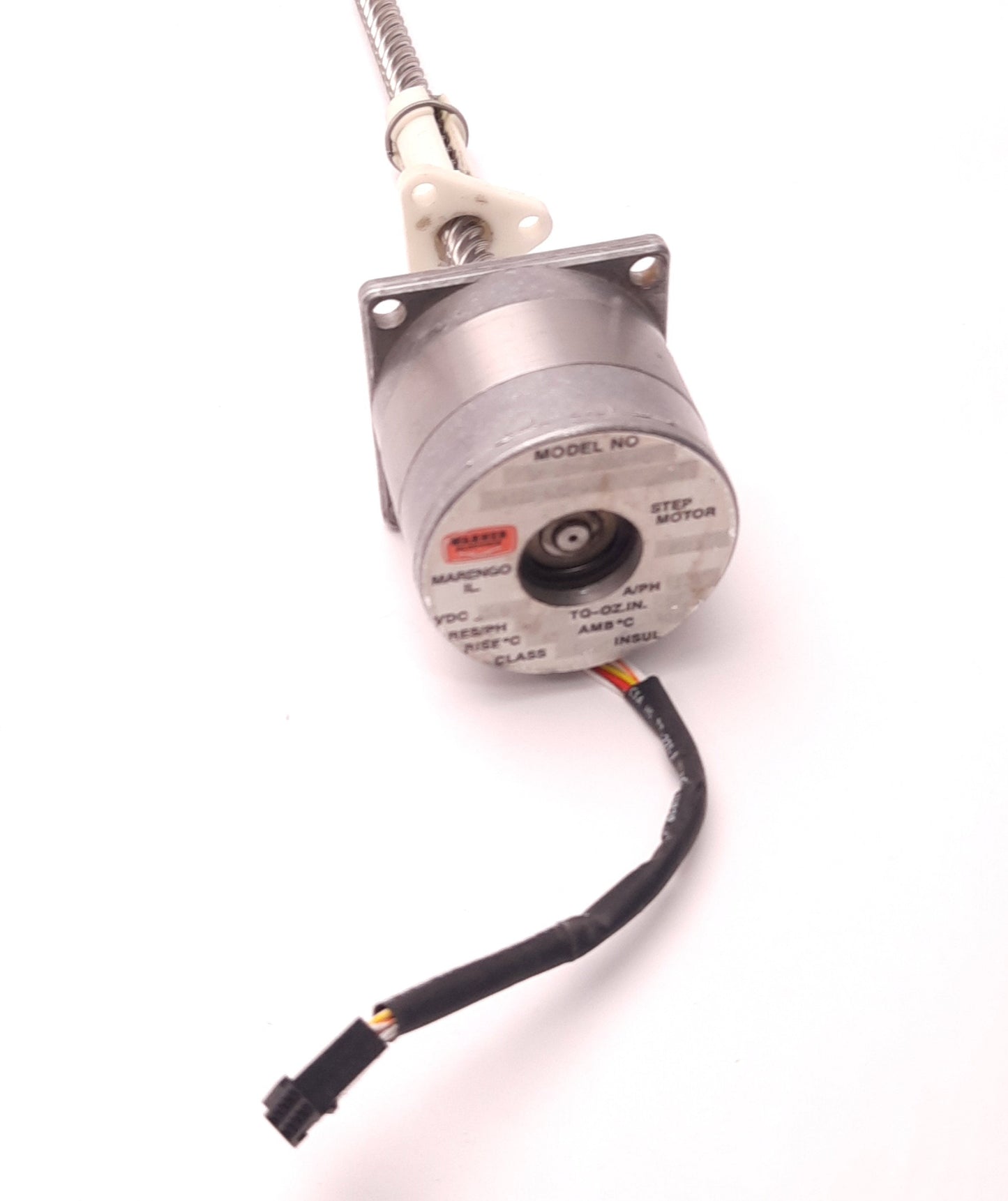 Used Warner Electric SM-200-0080-HD Step Motor 5.6v DC, 80 Oz-In, NEMA 23, Ballscrew