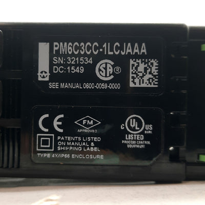 Used Watlow PM6C3CC-1LCJAAA PID Controller, Switched DC, RTD/TC, 24VAC/DC, 1/16 DIN