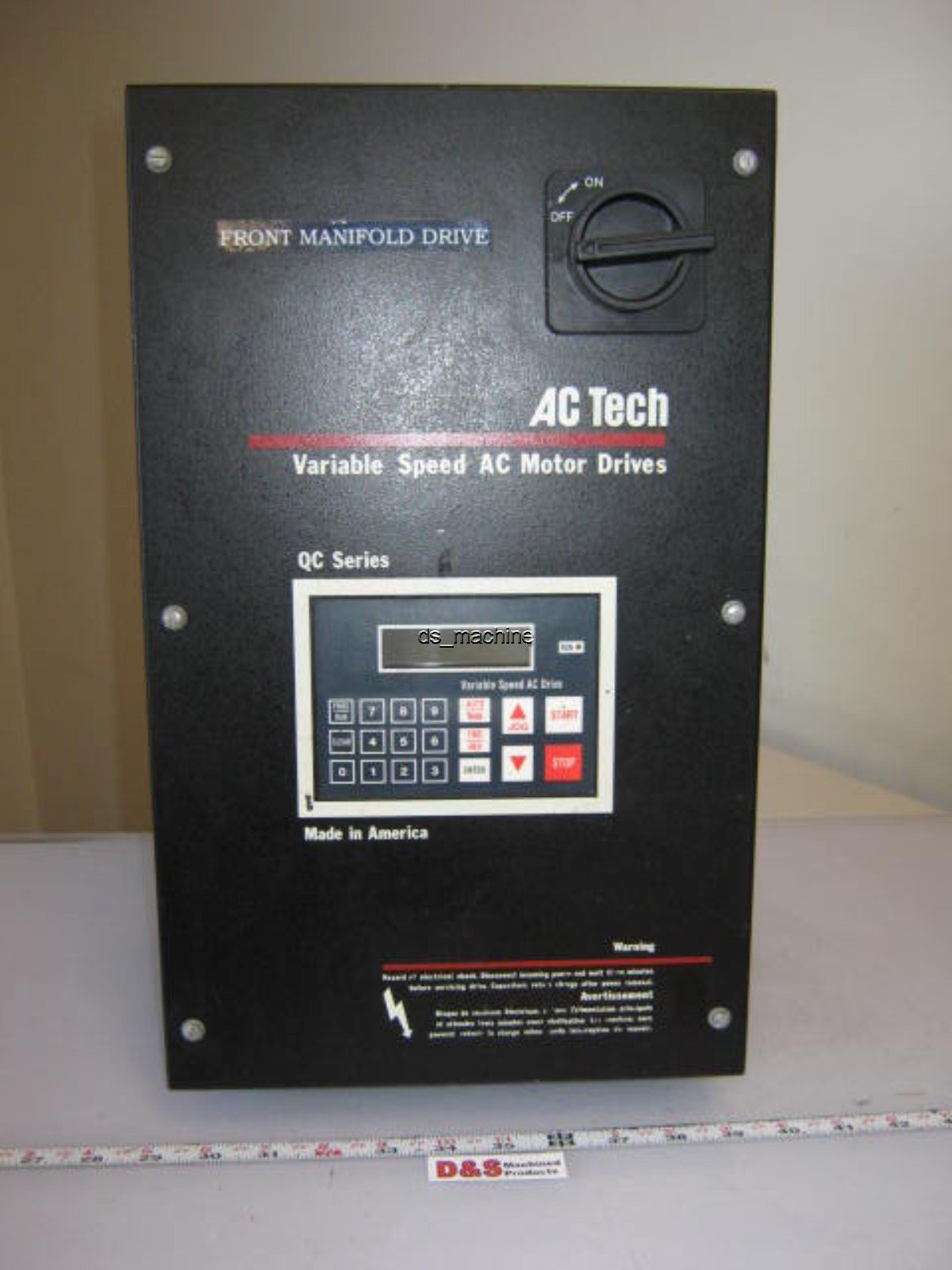 Used AC Tech Q24005C Variable Speed Frequency Motor Drive 400/480VAC to 0-480 0-120Hz