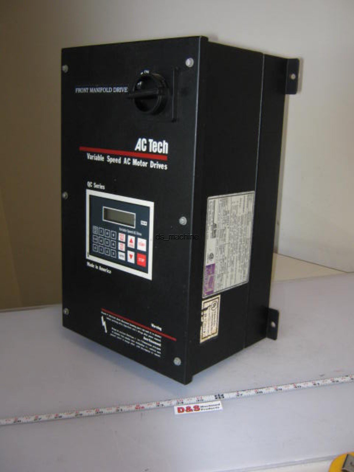 Used AC Tech Q24005C Variable Speed Frequency Motor Drive 400/480VAC to 0-480 0-120Hz