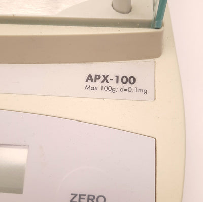 For parts or not working Denver Instruments APX-100 Analytical Balance Scale 100g Max, D=0.1mg, For Parts