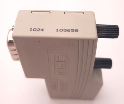 Used Profibus 103658 D-Sub Cable 4/40UNC Vert Node Screw Term Connector Bus Interface