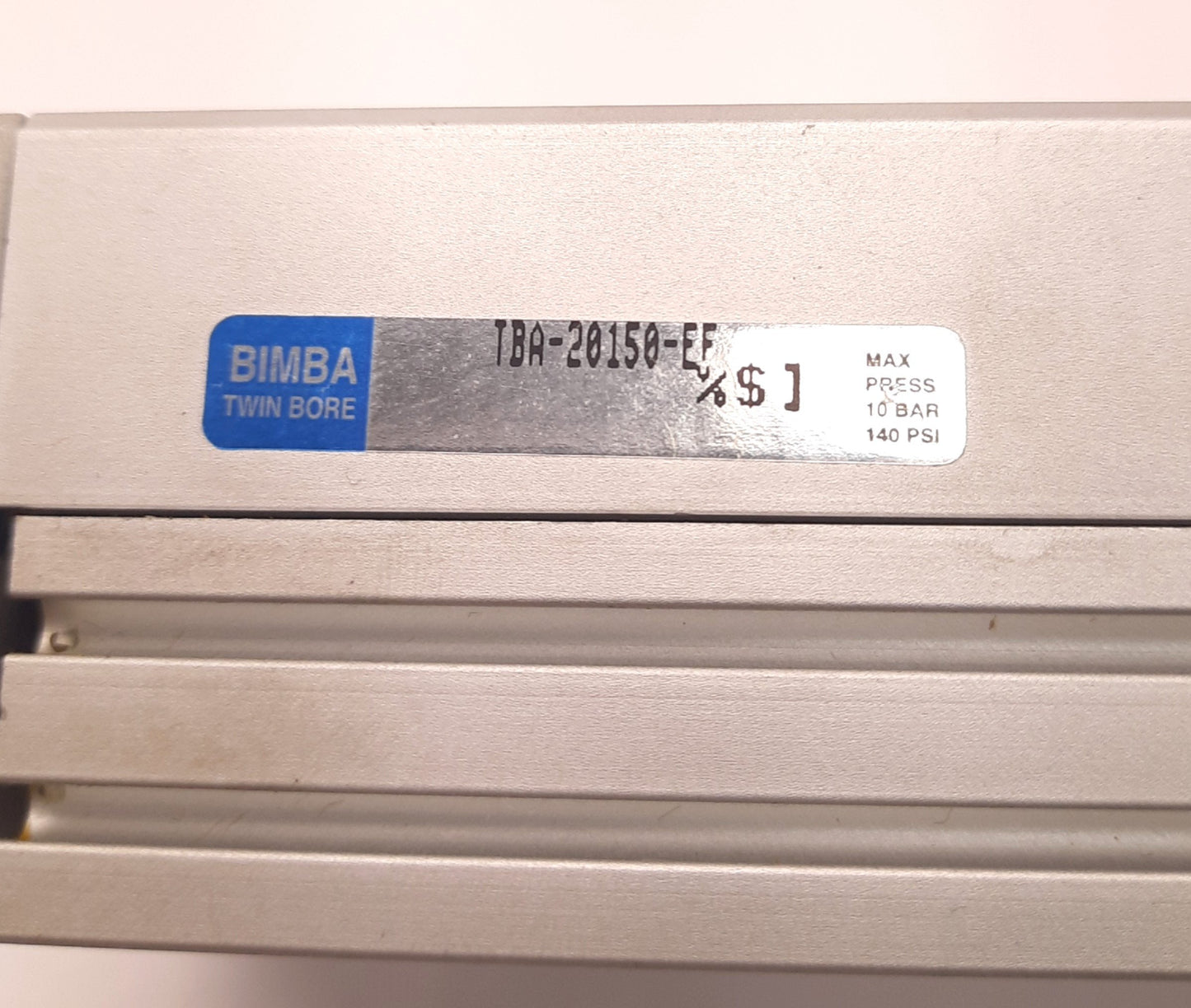 Used Bimba TBA-20150-EF Air Table 20mm Bore 150mm Stroke 10-32 Port, Full Flow,Inch