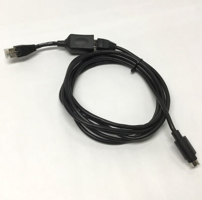 Used Schneider XBTZ978 Harmony HMI Connection Cable w/Adapter for XBTZN200/400