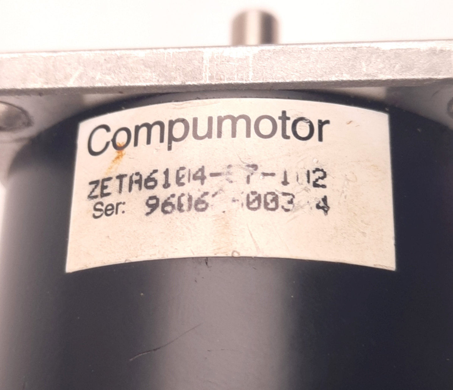 Used Parker ZETA6104-57-102 Compumotor Stepper Motor, NEMA 23, 148 Oz-In Dual Shaft