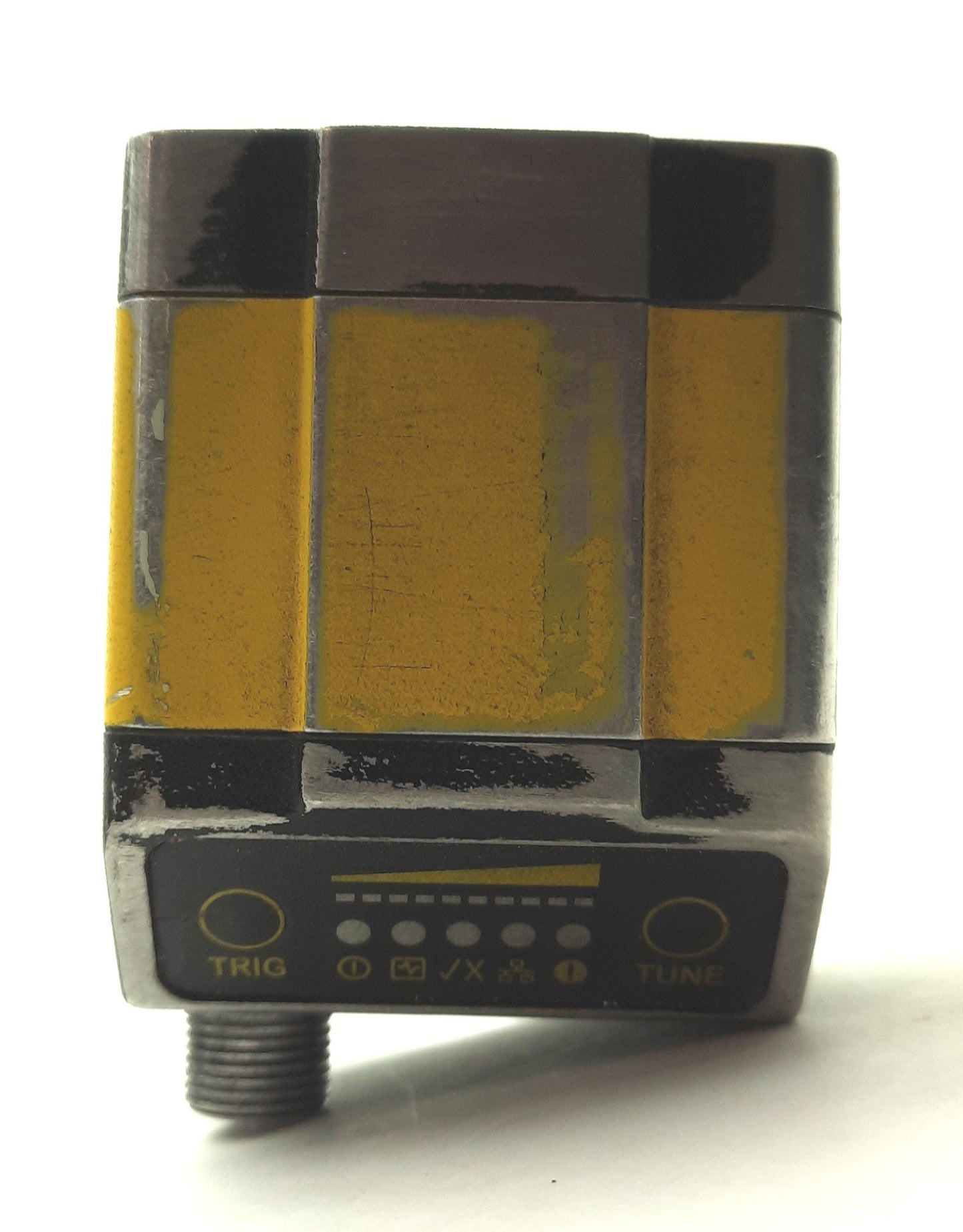 Used Cognex DM302X Dataman Barcode Scanner Body, 10.3mm M12 Lens, 1280x1024, 24VDC