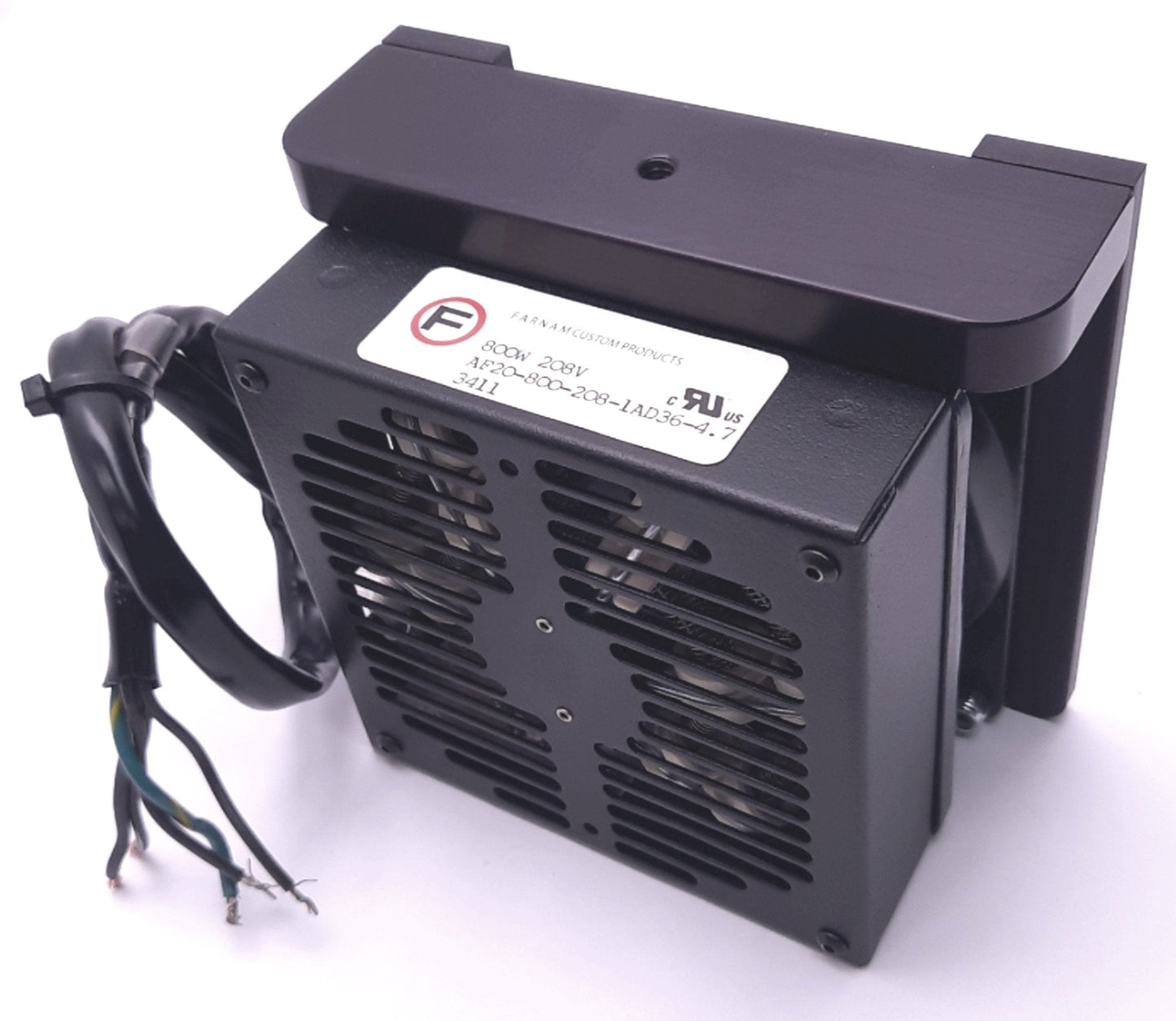 Used Farnam AF20-800-208-1AD36-4.7 Fan Heater W/ EBM 4656N 120mm Fan, 800W, 208V