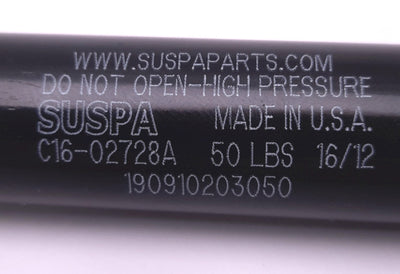 Used Suspa C16-02728A Gas Spring 50Lb Force, 9.8" Length Extended, 3.1" Stroke