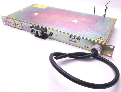 Used Eaton TPC10-A-3060 REPO Rack PDU 125v AC 12A In, 120v AC Out, 10 Sockets 8/2