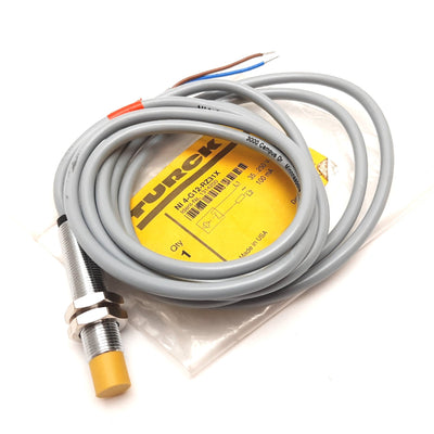 New Turck Ni4-G12-RZ31X Inductive Proximity Sensor, 4mm, 35-250VAC, M12, 2-Wire 2m