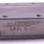 Used Schneeberger MNN 15-G1 Mini-Rail Linear Block with 9" Rail, 32x16mm, 5620N Max