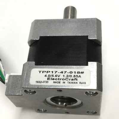 Used ElectroCraft TPP17-47-018 Bipolar Stepper Motor 1.8° Step Angle, 47oz-in NEMA 17