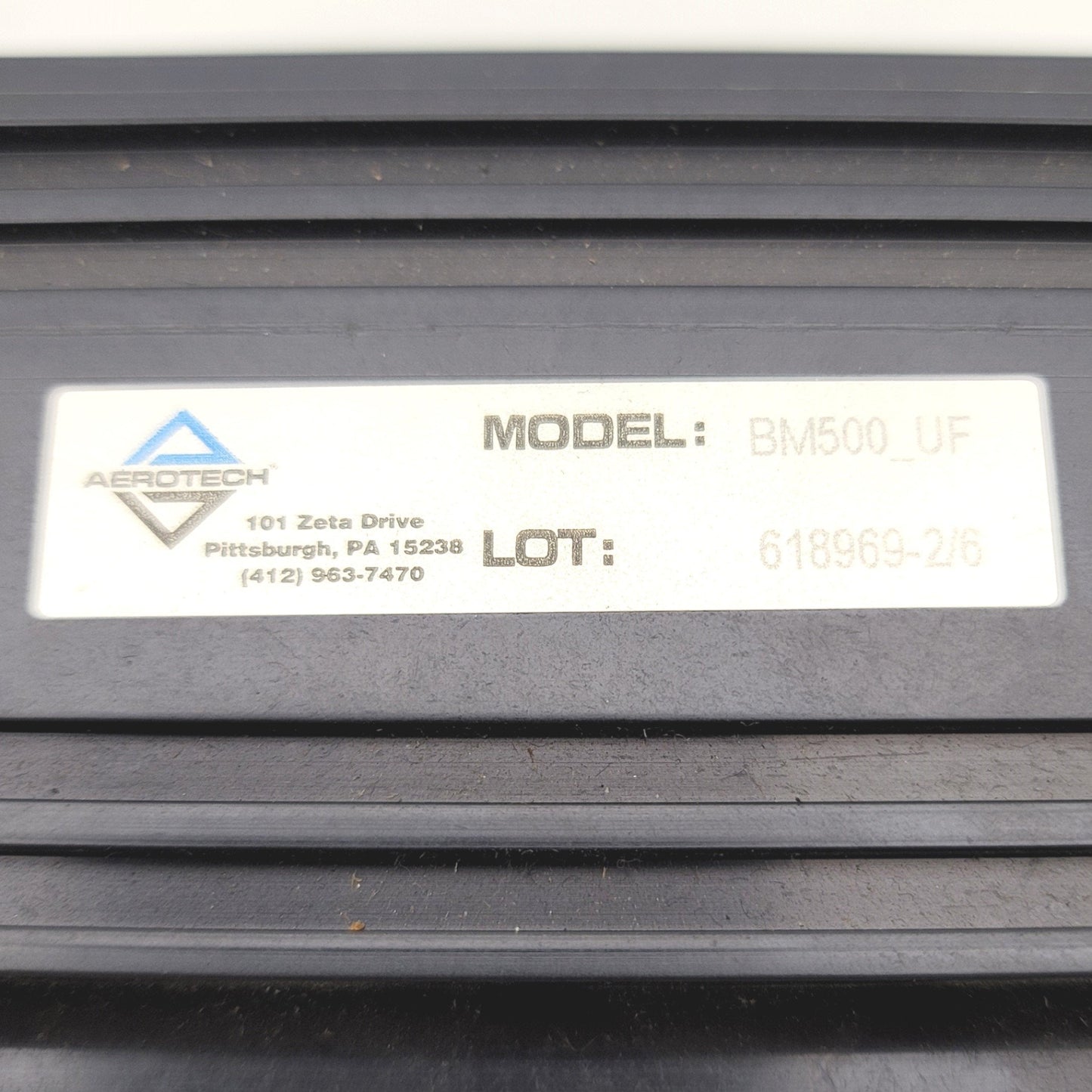 Used Aerotech BM500-MS-E1000H BM500-UF Servo Motor 3.6Nm 4000RPM, NEMA 34, 1.065kW