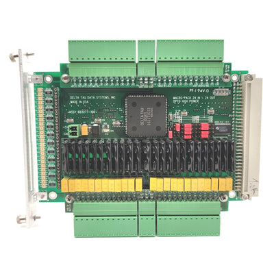 Used Delta Tau 603277-100 ACC-12E I/O Board Isolated 24 Inputs, 24 High Power Outputs