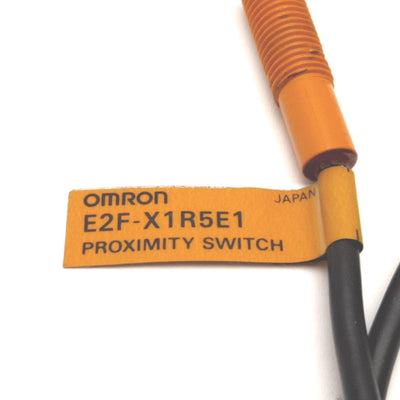 Used Omron E2F-X1R5E1 Inductive Proximity Sensor, 1.5mm, 12-24VDC, 200mA, NPN, 300mm