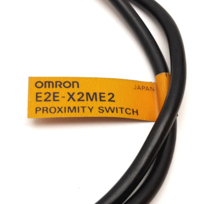 Used Omron E2E-X2ME2 Inductive Proximity Sensor, 2mm, 12-24VDC, NPN N/C, M8