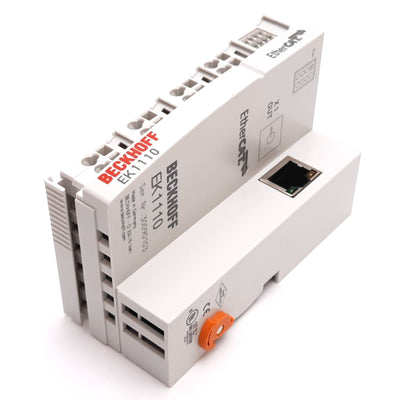 Used Beckhoff EK1110 EtherCAT Extension Terminal, 100 Mbit/s, Connection: RJ45