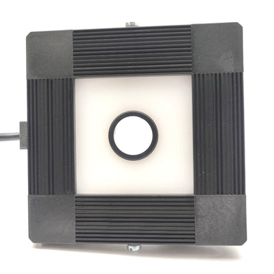 New – Open box Advanced Illumination FX0303D-WHII3 Edge Lit Flat Diffuse Light 3" x 3", 1" Port