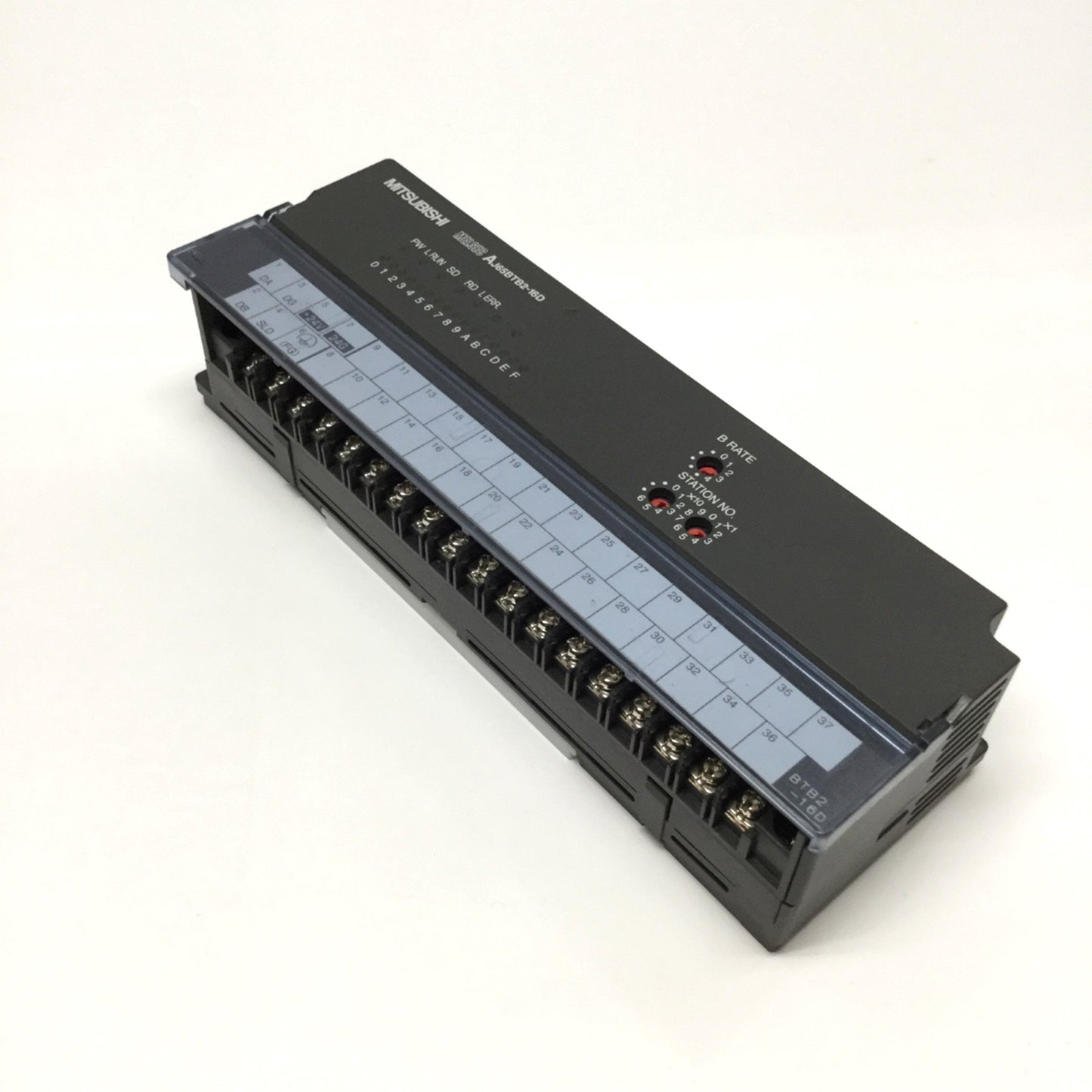 Used Mitsubishi AJ65BTB2-16D Melsec CC-Link Digital Input Module 16-Point, 24VDC