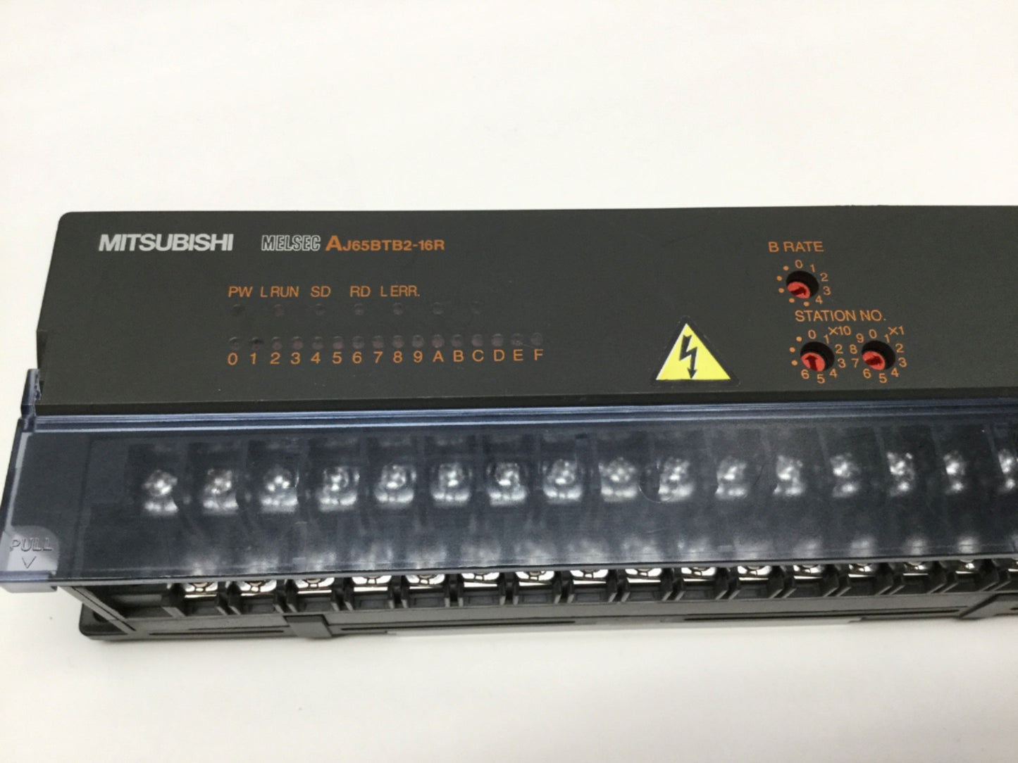 Used Mitsubishi AJ65BTB2-16R Melsec CC-Link Relay Output Module 16-Point 24VDC/240VAC