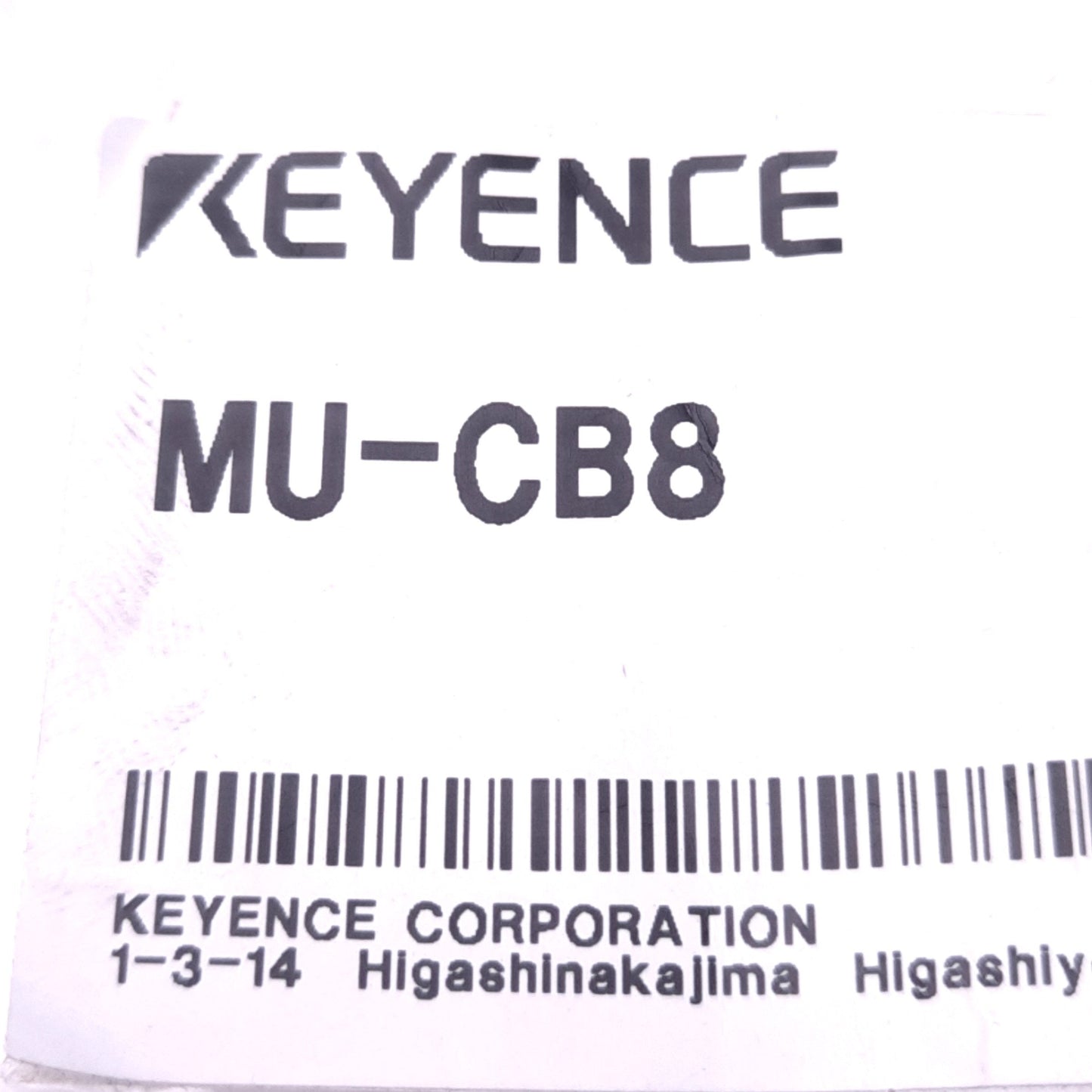 Used Keyence MU-CB8 Power Cable for MU-N Series, Male Connector to Flying Leads