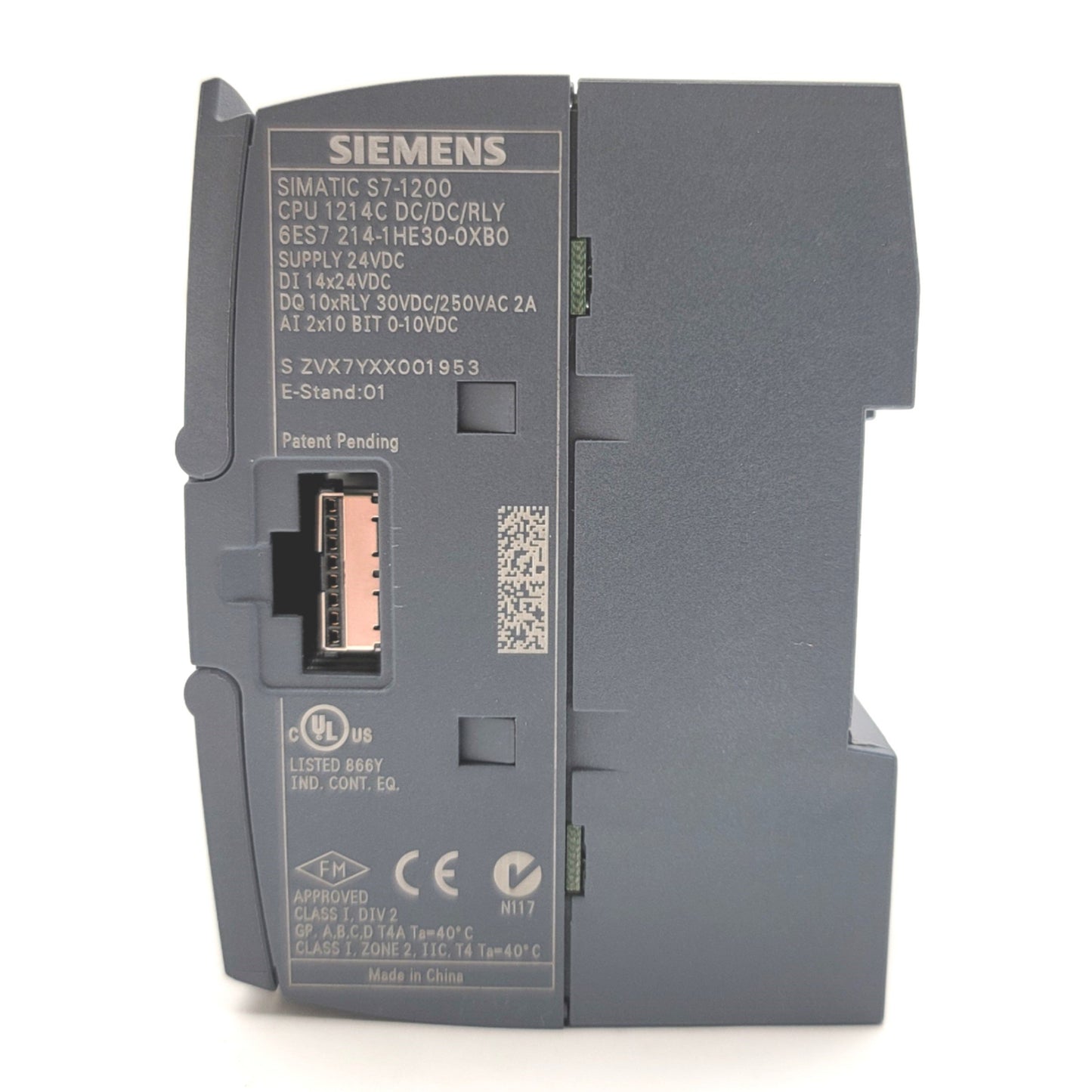 New – Open box Siemens 6ES7 214-1HE30-0XB0 SIMATIC S7-1200 Compact CPU 24VDC 14 Input 10 Output