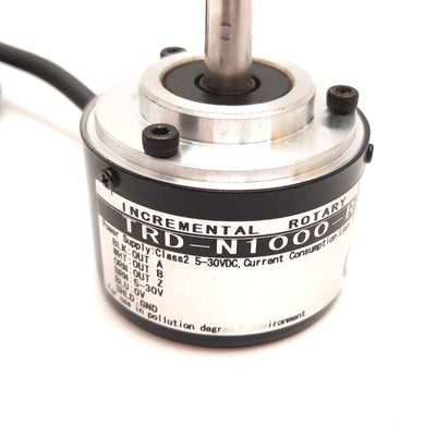 Automation Direct TRD-N1000-RZWD Incremental Rotary Encoder, 1000ppr, 8mm Shaft