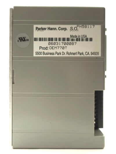 Used Parker OEM770T Compumotor OEM Servo Drive, 1-Axis, Torque Mode, 6/12A, 24-75VDC